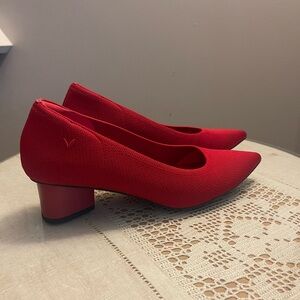 Ruby Red Vivaia Aria Heel